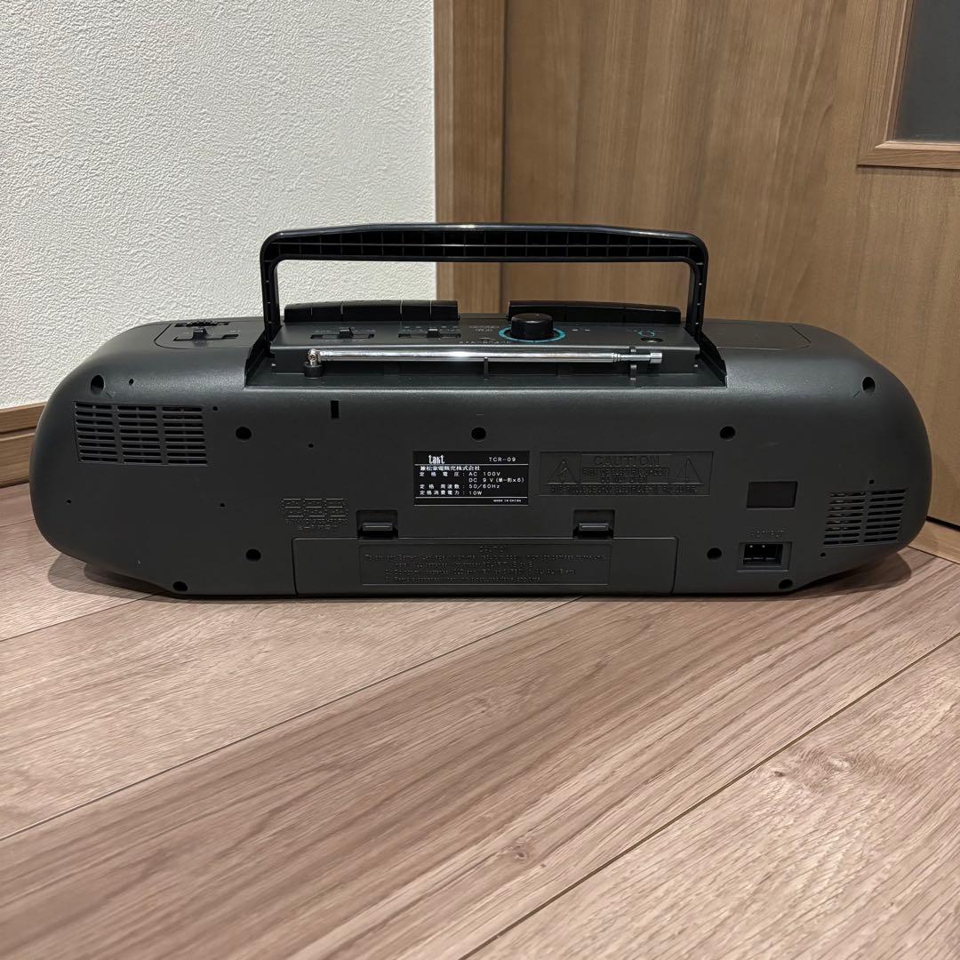 希少 美品✨　TCR-09 ステレオ FM/TV/AM ダブルカセットレコーダー