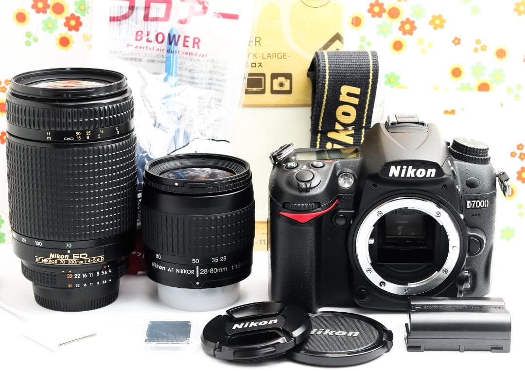 ニコン Nikon D7000☆スマホに転送可♪☆超望遠レンズ付き☆一眼レフ