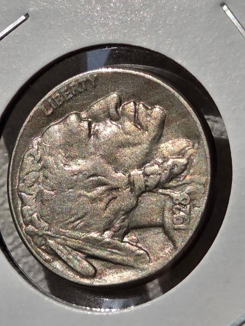 アメリカ合衆国　バッファロー　ニッケル(5セント) 白銅貨 1928 S