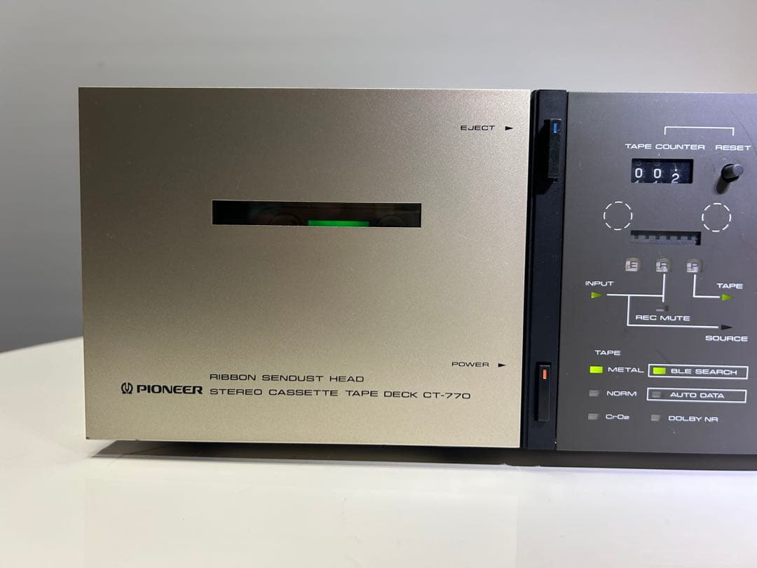 ジャンク不動　Pioneer CT-770 カセットデッキ