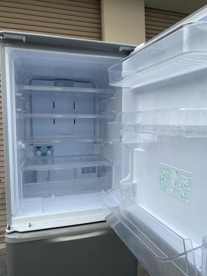 A436◆シャープ 3ドア 冷蔵庫 350L SJ-WA35B-S どっちもドア