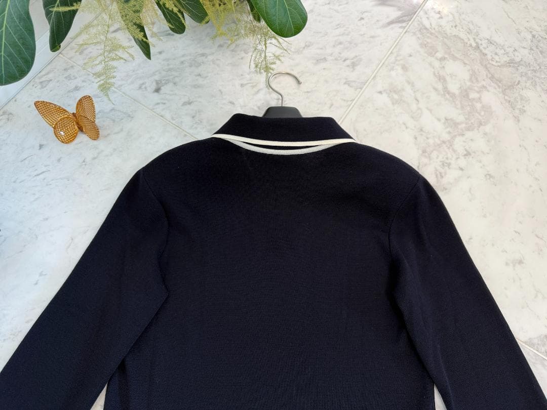 掲載商品★極美品★FOXEY/フォクシー セーター キャラメルリボン ウール38