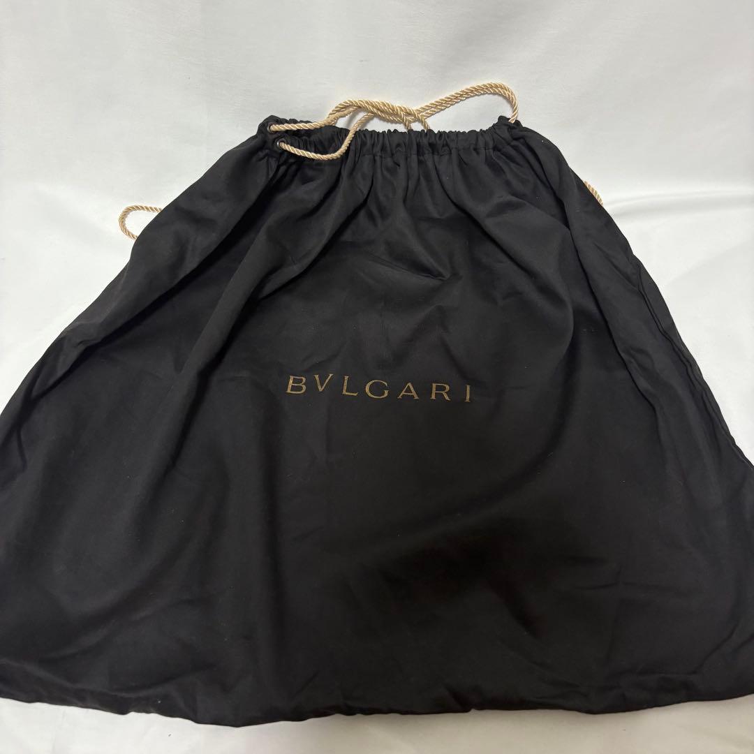 BVLGARI チャンドラ ハンドバッグ トートバック ブラウン 本革 保存袋付