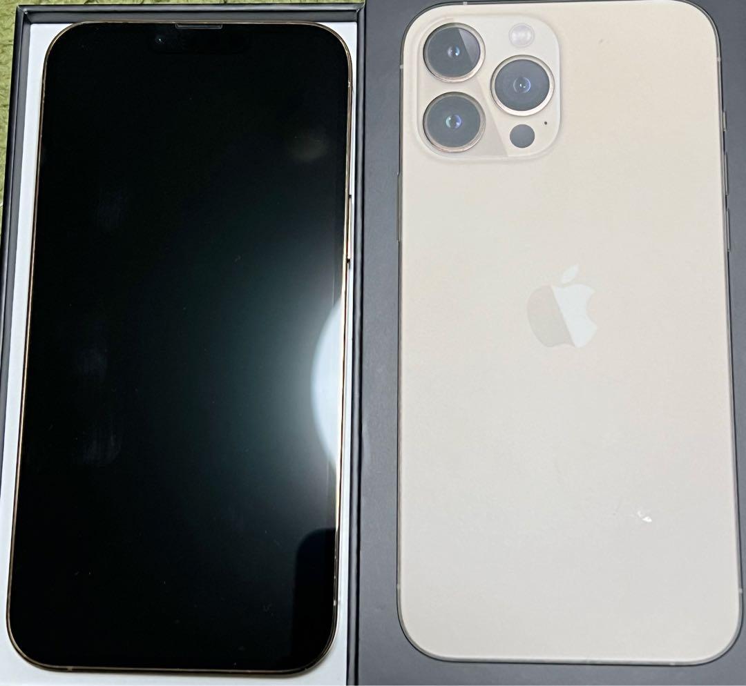 【美品】iPhone13 Pro Max 128GB ゴールド