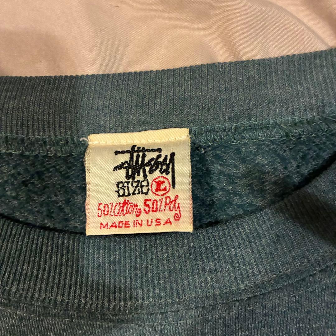 希少 90s stussy crownスウェットシャツ