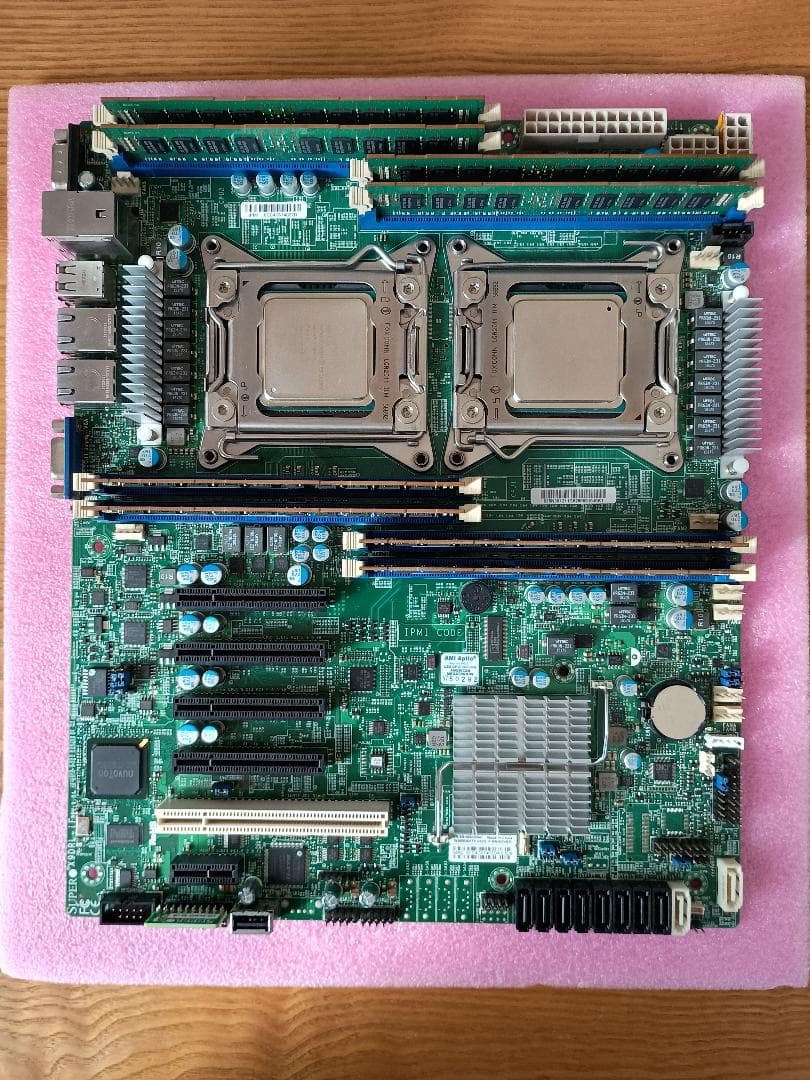 Supermicro X9DRL-iF +Xeon E5 +32GBメモリ