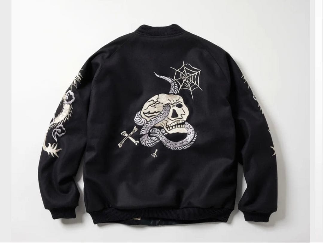 初売　東洋　GOLD ACETATE SOUVENIR JACKET スカル