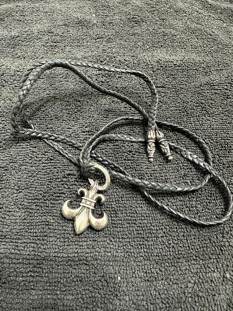 1994年刻印　クロムハーツ BSフレア チャーム ペンダント　ユリ