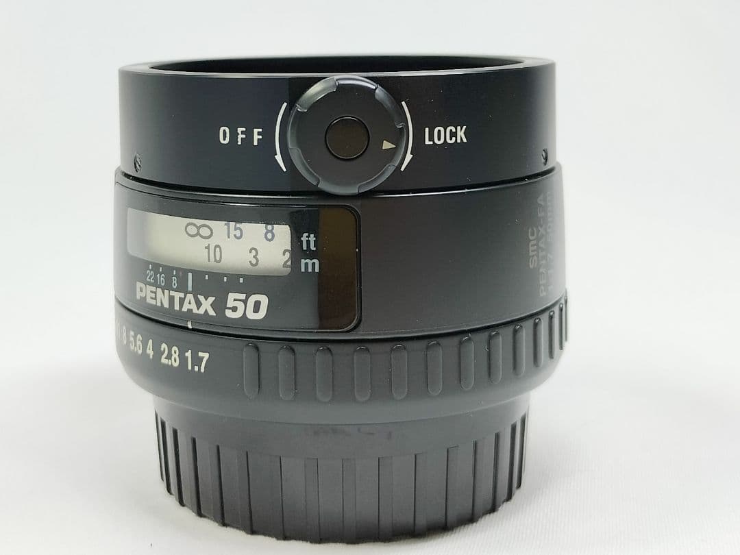 【動確/美品】PENTAX FA SMC 50mm F1.7 カスタム仕様
