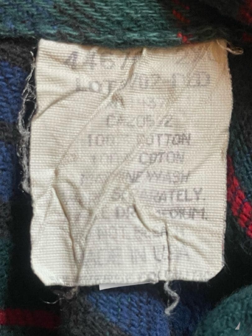 USA製 90s fivebrother ファイブブラザー ヘビーネルシャツ