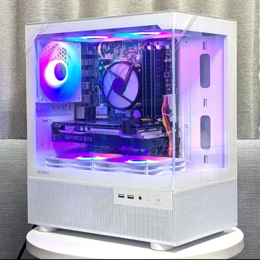 新品白ケース RGBファン搭載 自作ゲーミングPC GTX1660Ti搭載