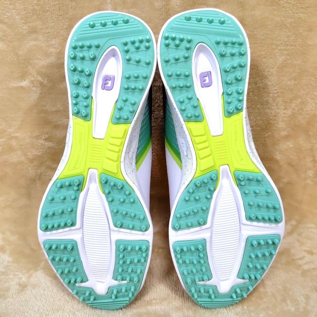 未使用品 FJ フットジョイ ゴルフシューズ ボア スパイクレス 90769J