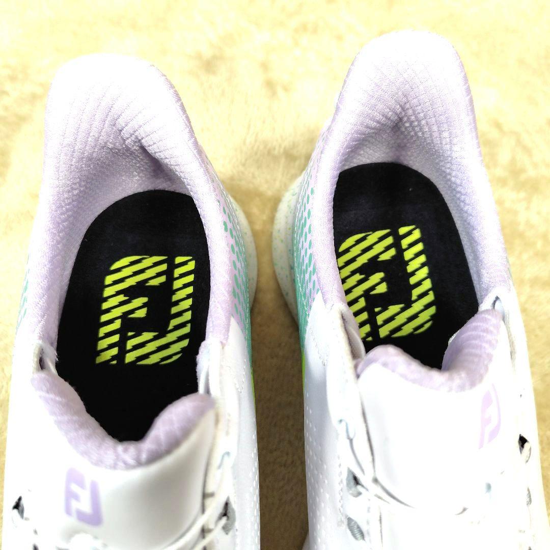 未使用品 FJ フットジョイ ゴルフシューズ ボア スパイクレス 90769J