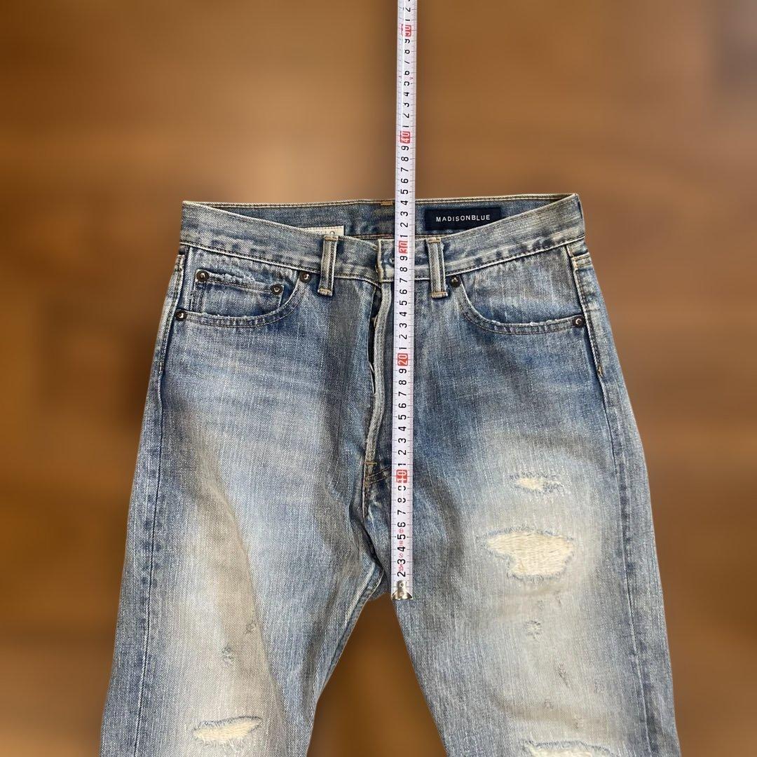 MADISONBLUE ライトブルー ストレートデニム