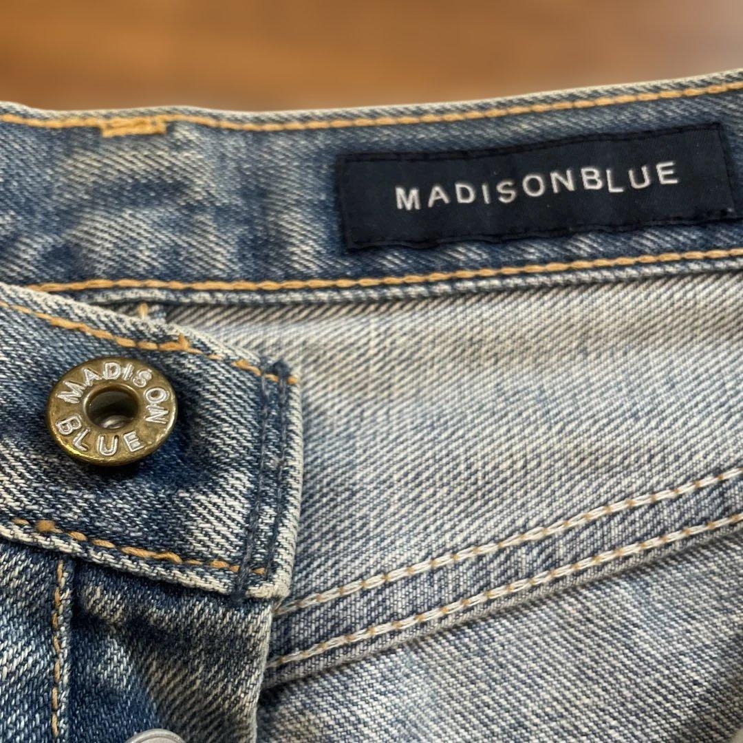 MADISONBLUE ライトブルー ストレートデニム
