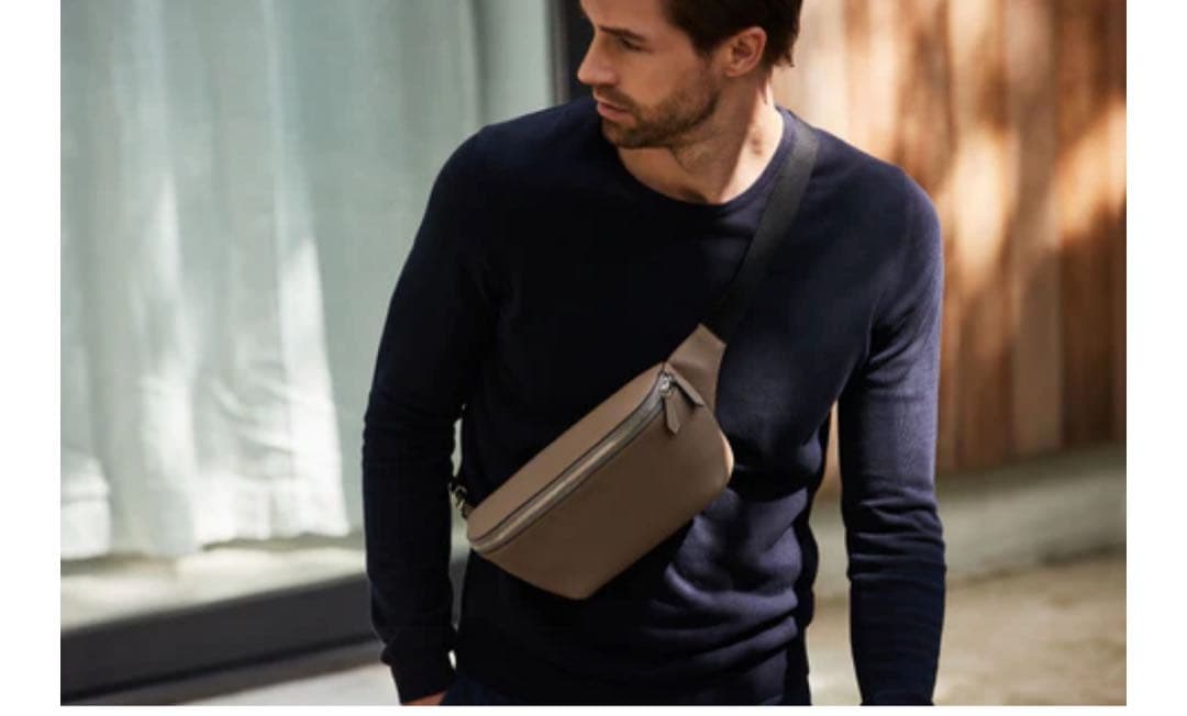 値下げ　超美品⭐︎正規品【ボナベンチュラ】リアムクロスボディバッグ