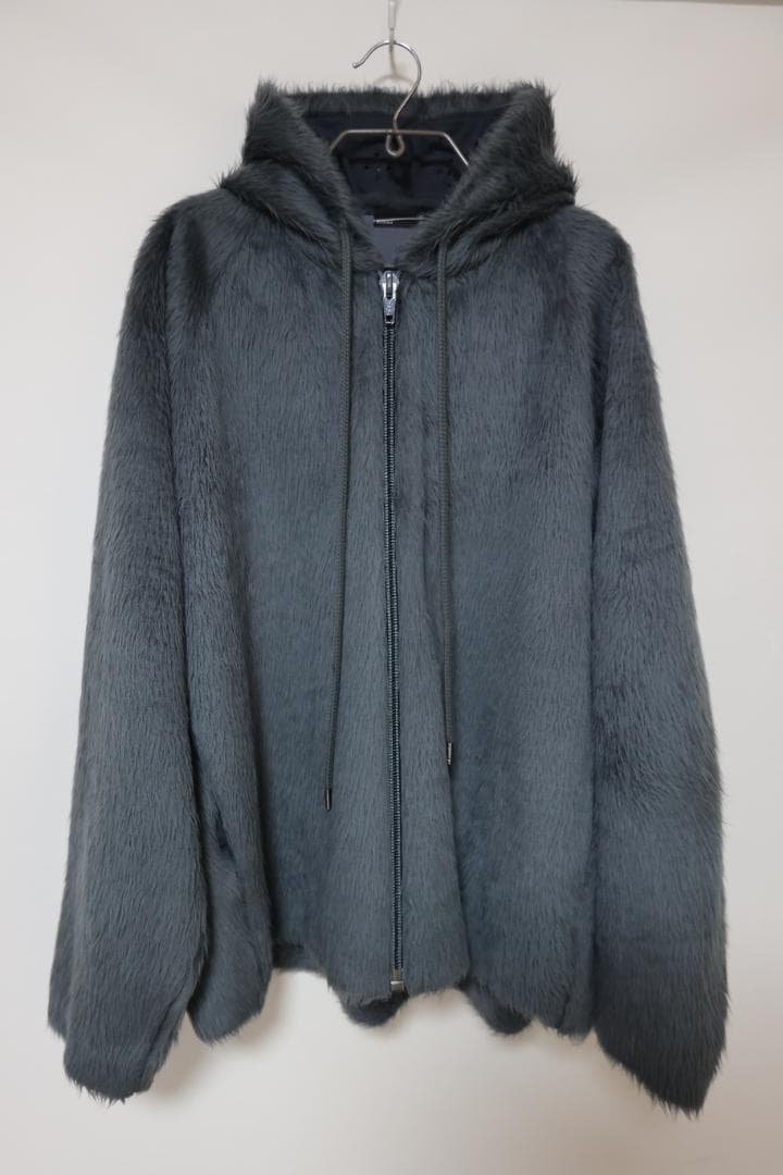 LAD MUSICIAN 2024AWシャギーパーカ44ブルーグレー46200円