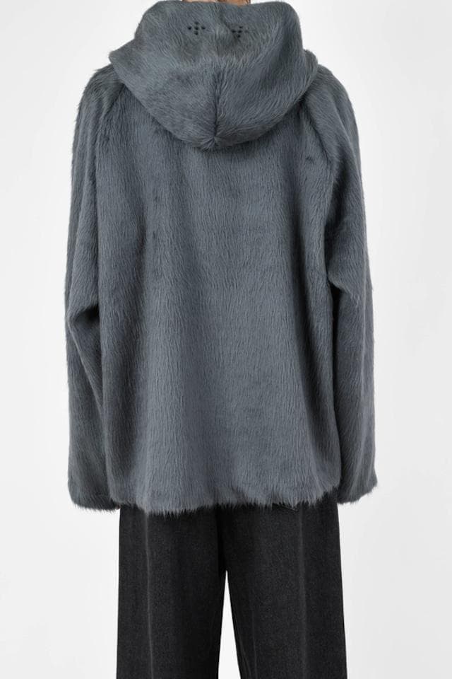 LAD MUSICIAN 2024AWシャギーパーカ44ブルーグレー46200円