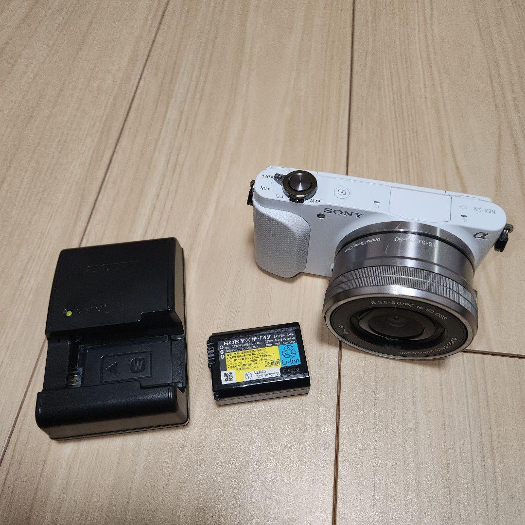 SONY デジタルカメラ NEX-3N ホワイト　ジャンク