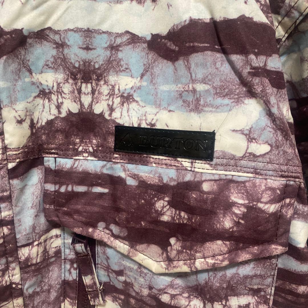 Burton スノーボードウェア フード付き マルチカラー