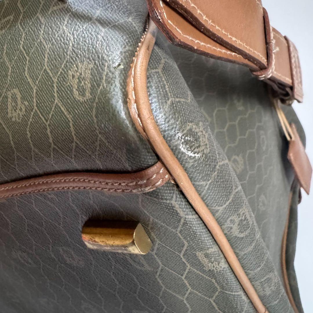 大容量　クリスチャンディオール　ハニカム柄 総柄　ボストンバッグ 旅行バッグ