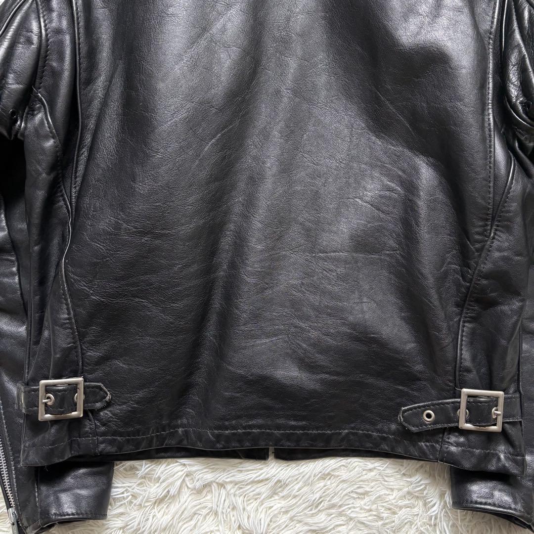 schott 642 レザージャケット　シングルライダース　USA製 40 黒