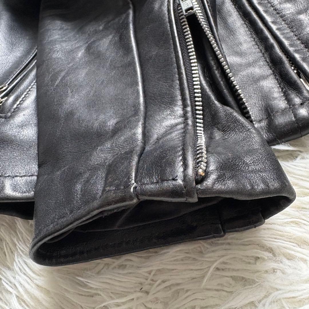 schott 642 レザージャケット　シングルライダース　USA製 40 黒