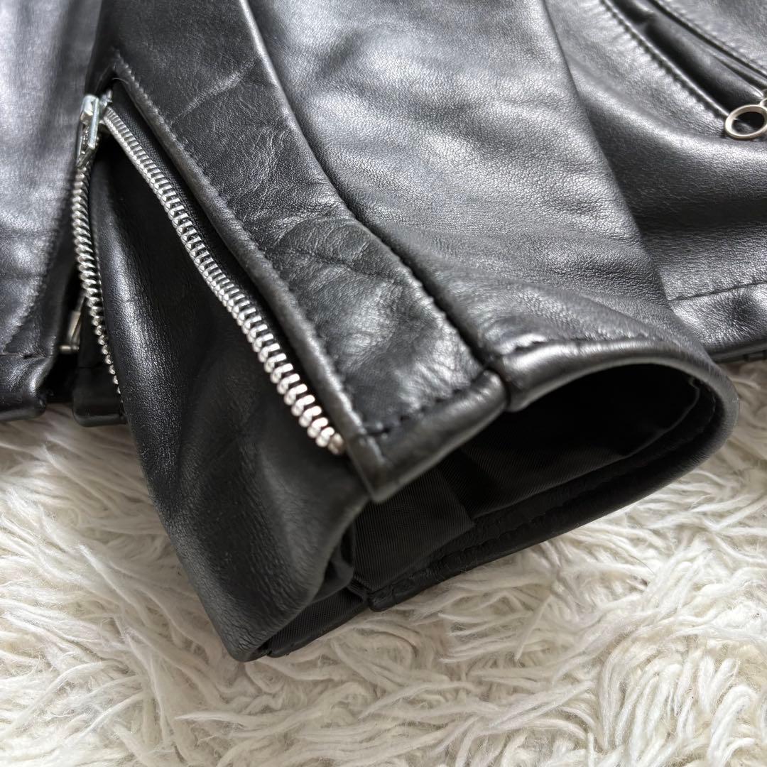 schott 642 レザージャケット　シングルライダース　USA製 40 黒