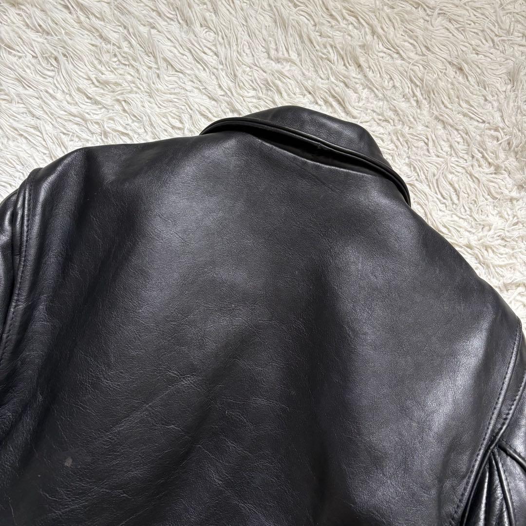 schott 642 レザージャケット　シングルライダース　USA製 40 黒