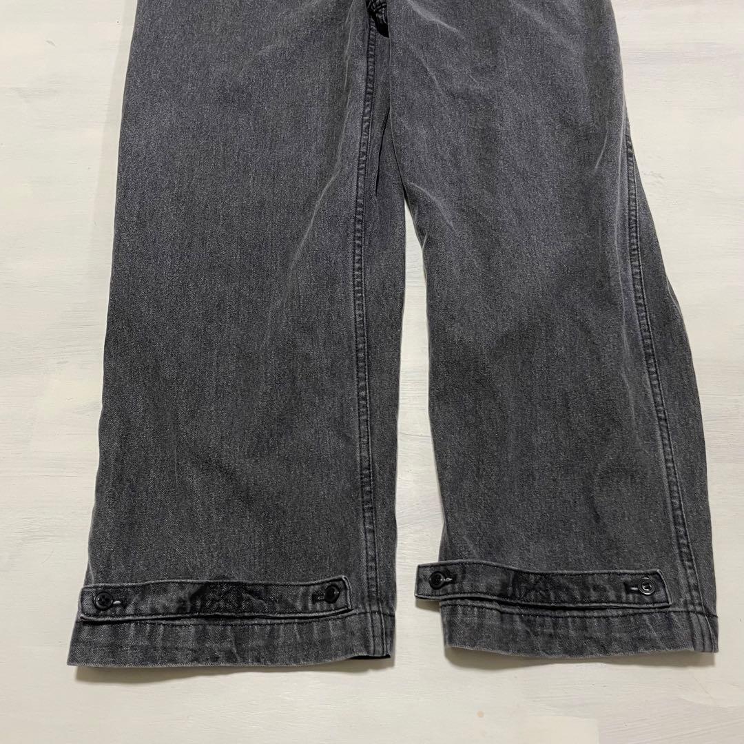 HUSTON USNAVY N-1デッキパンツ　USNロゴ入り