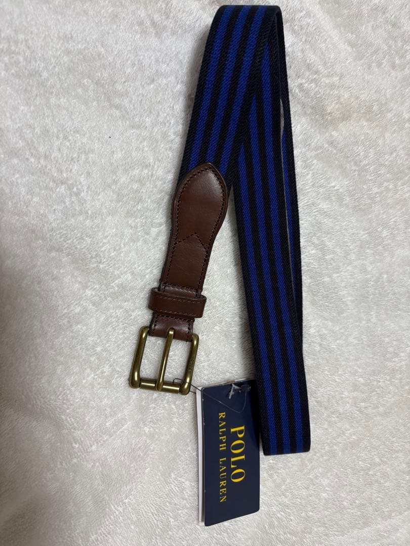 最後値段下げPOLO RALPH LAUREN ストライプベルト