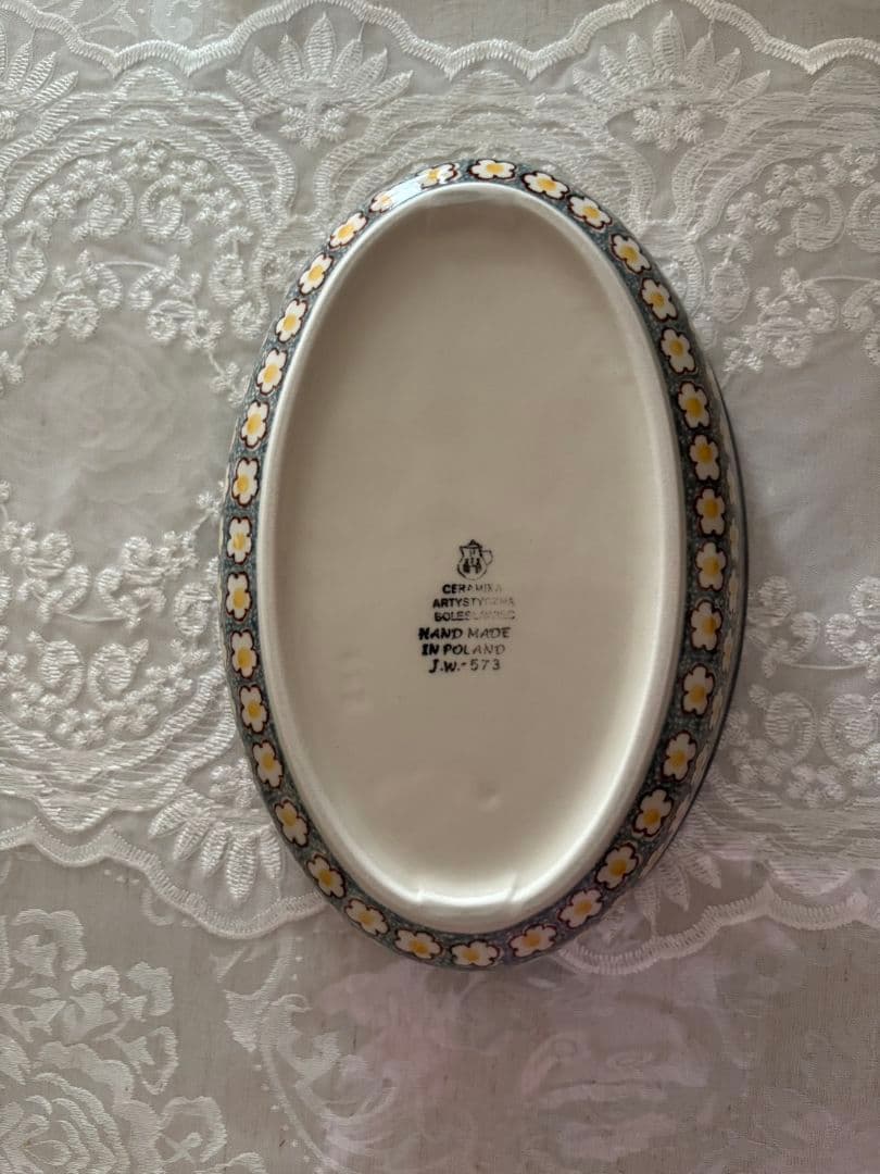 ポーリッシュポタリー　セラミカ　ツェラミカ　グラタン皿 大