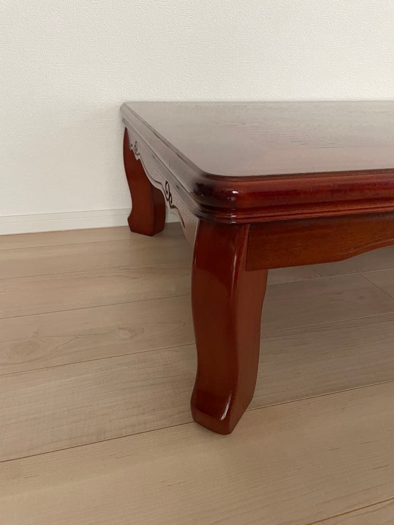 【美品】 家具 折りたたみ可 座卓 ローテーブル 天然木
