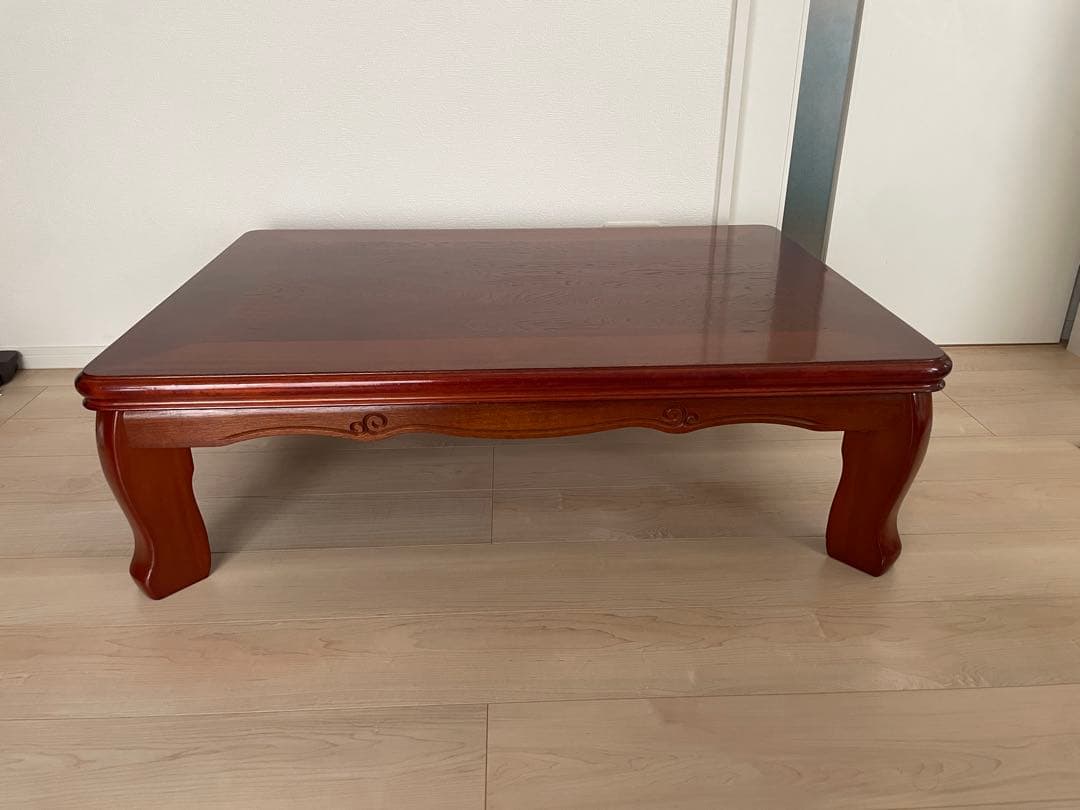 【美品】 家具 折りたたみ可 座卓 ローテーブル 天然木