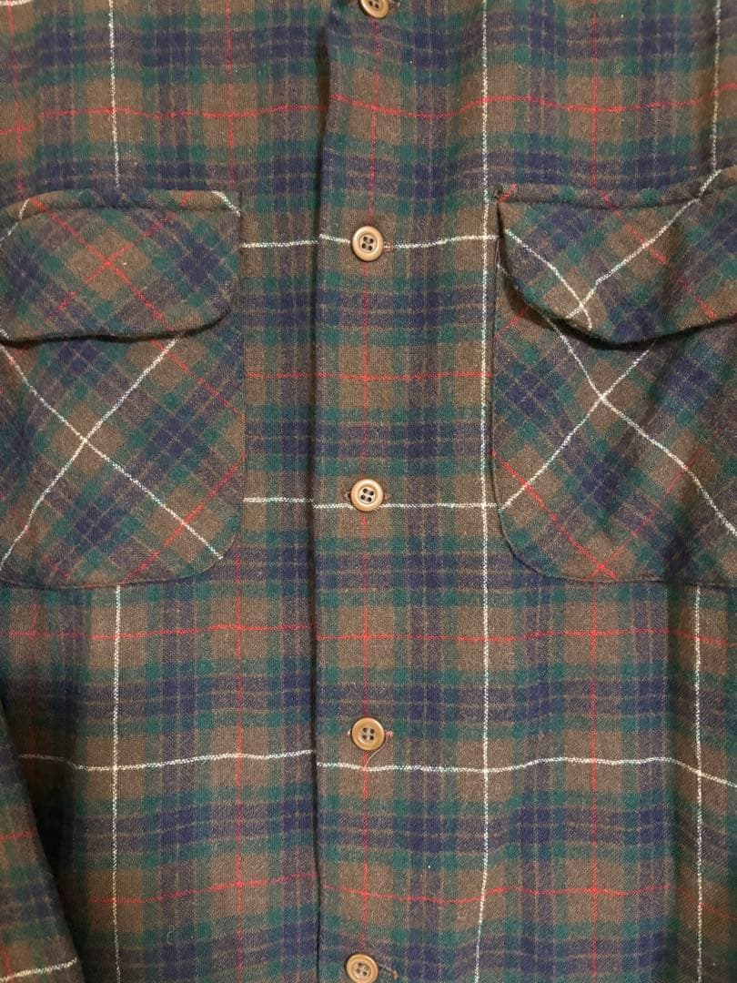 ペンドルトン ボードシャツ ウール pendleton 70s オンブレ