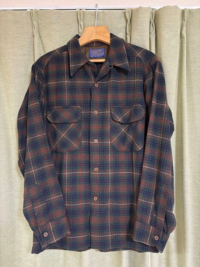 ペンドルトン ボードシャツ ウール pendleton 70s オンブレ