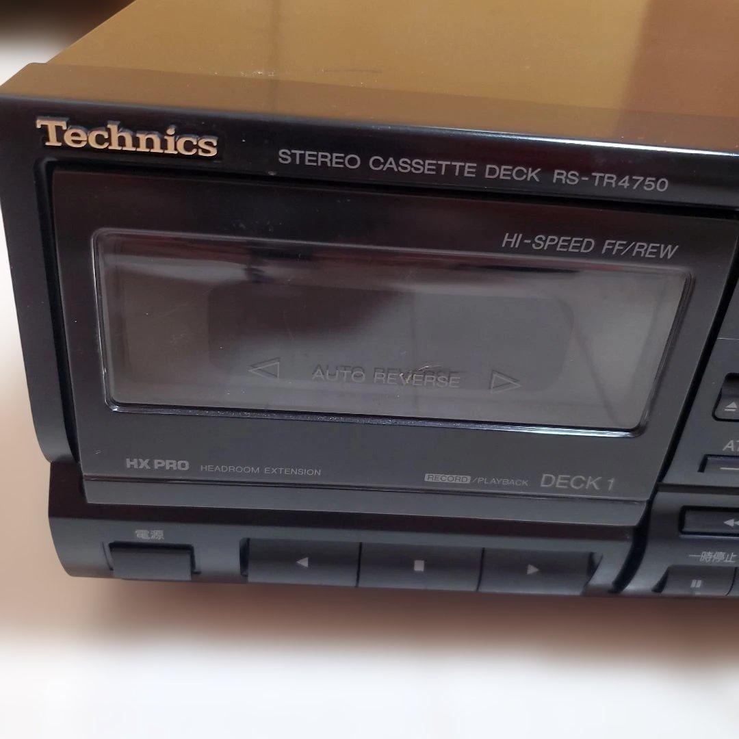 【美品】　Technics RS-TR4750 ダブルカセットデッキ　動作OK