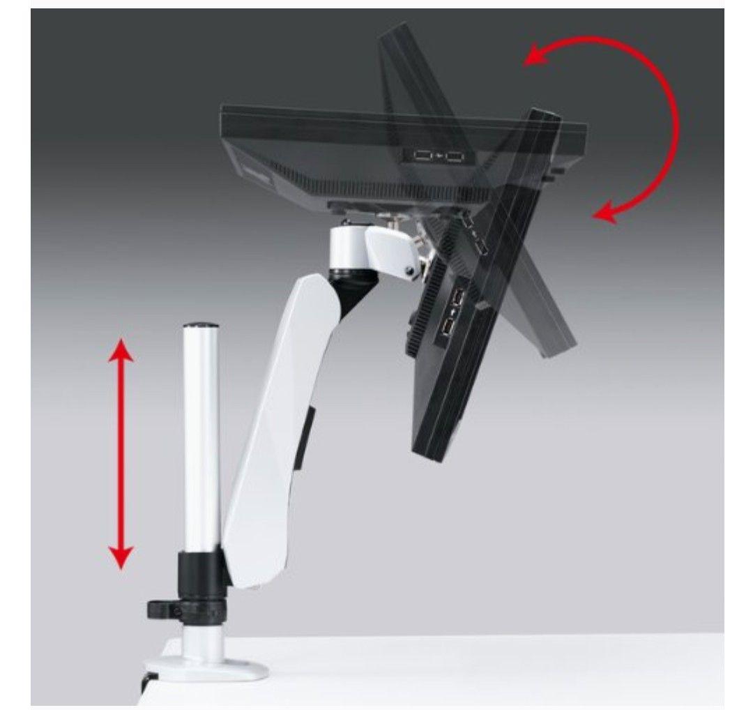 ♦️⑦SANWA SUPPLY 水平垂直モニターアーム2面 CR-LA1007