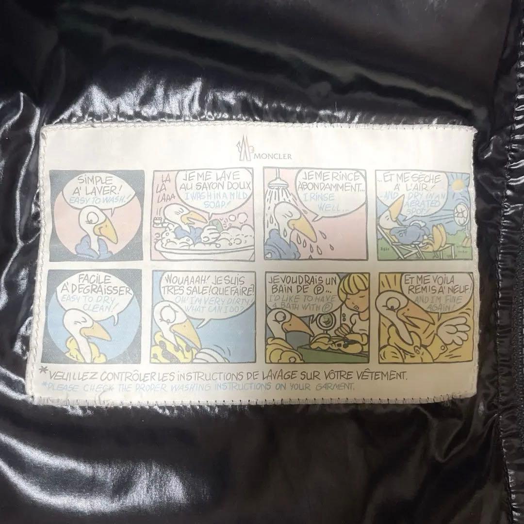 モンクレール 00 レディース ロングダウンコート 黒 フード付き モカ 超定番