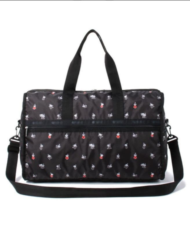 レスポートサック ボストンバッグ 黒 リトルミィ