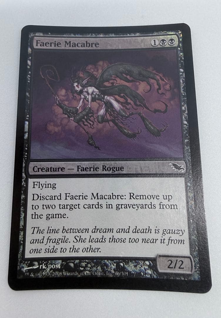 フェアリーの忌み者 初版 foil 英 Faerie Macabre 4枚セット