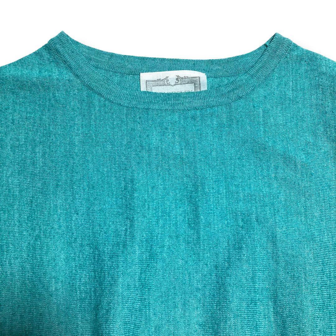 美品★BEARDSLEYビアズリー 麻混BIGニット ビッグシルエット リネン