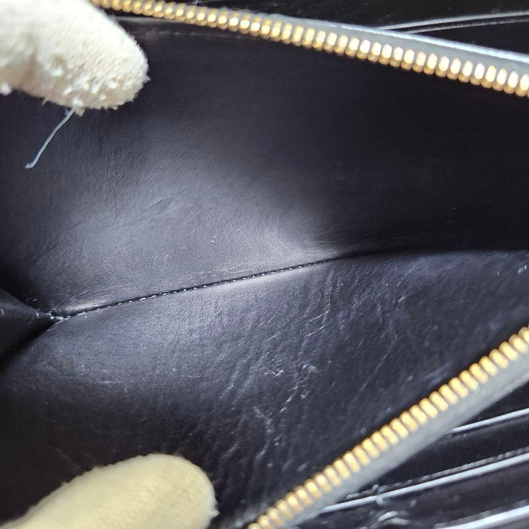 ✨極美品　付属品あり✨ボッテガ　長財布　ラウンドファスナー マキシ　ブラック