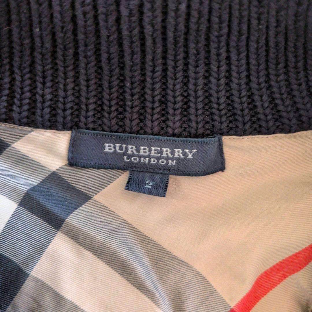 BURBERRY London ネイビー ダッフルコート ニットジャケット