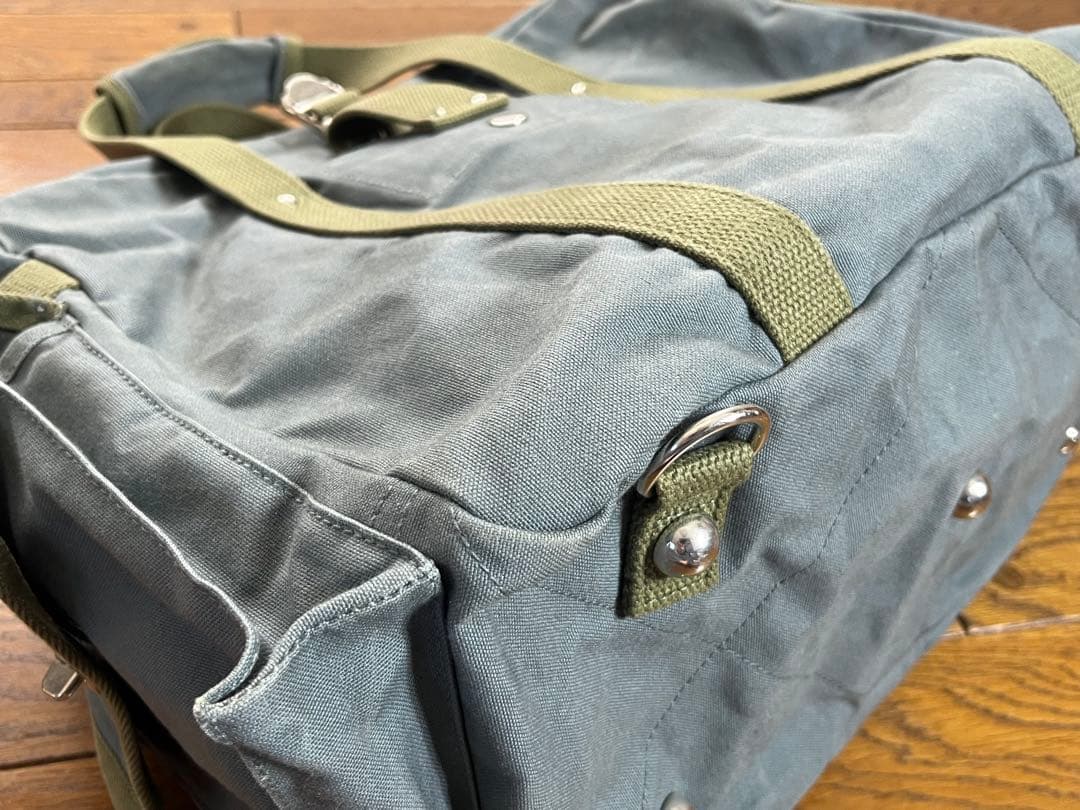 一澤帆布 厚手生地キャンバスボストンバッグ