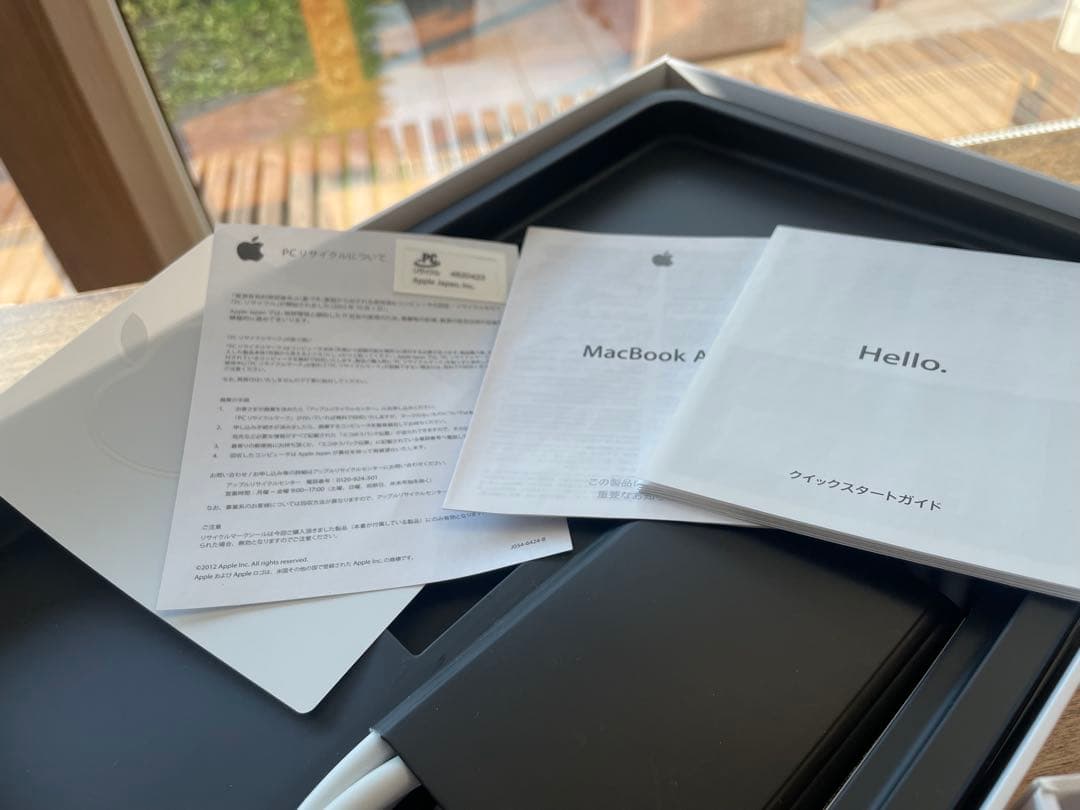 MacBook本体 MacBook Air 11inch Mid 2012 A1465