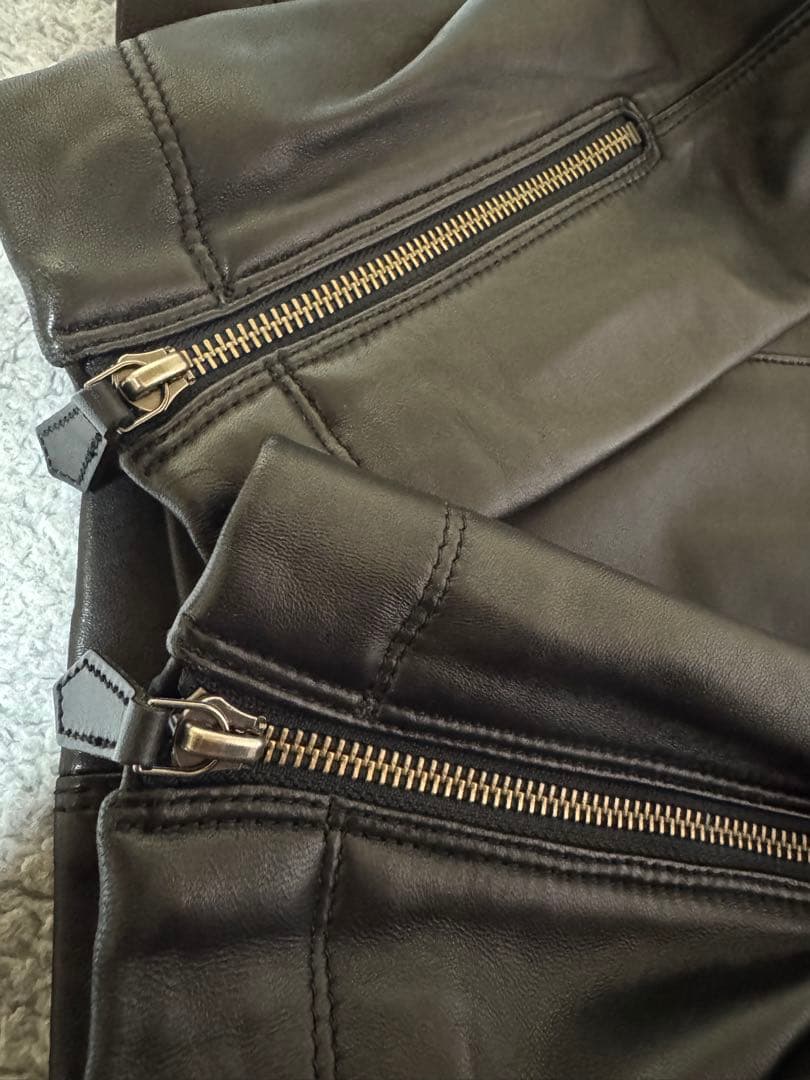 あ*い様 希少✨BURBERRY BLACK LABEL 羊革 レザージャケット