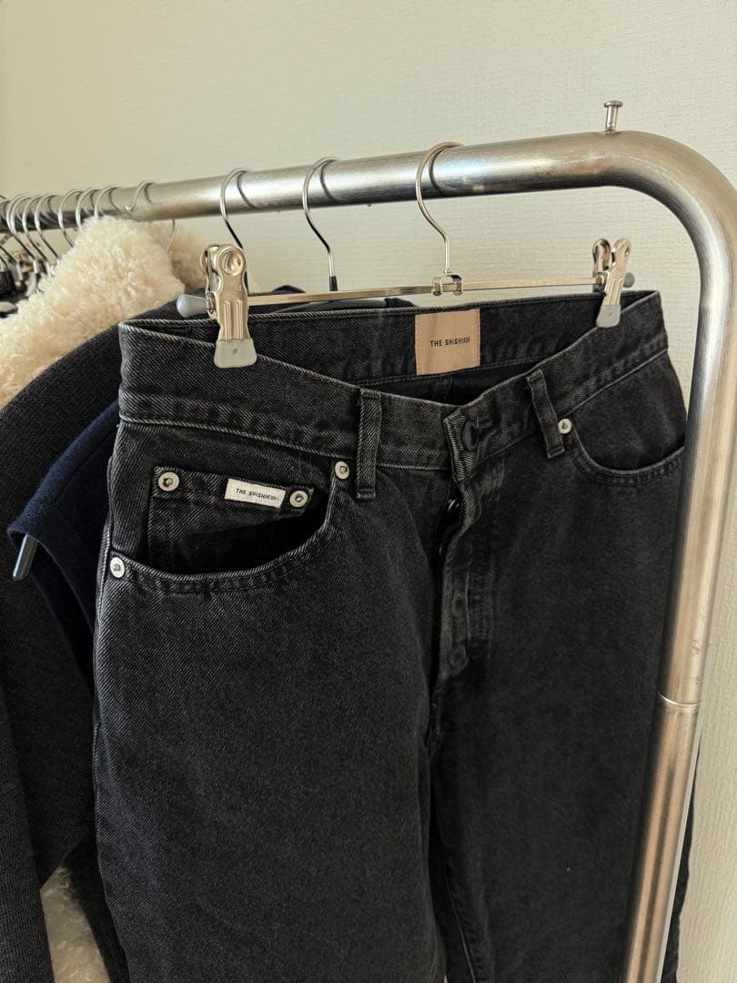 shishikui デニム　easy jeans 38サイズ