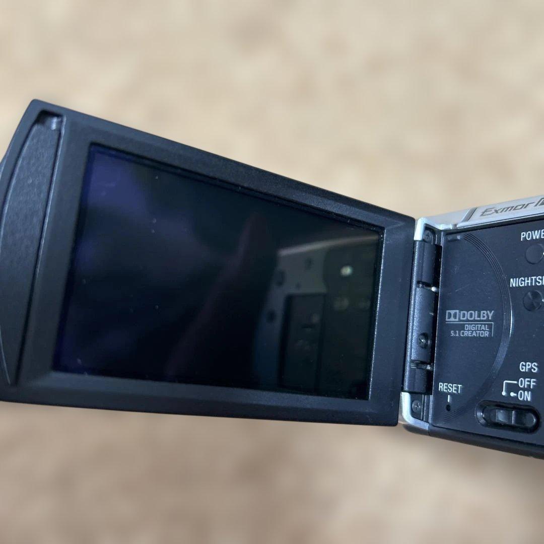 SONY HDR-CX500V ビデオカメラ 本体　説明書　レンズカバー付き