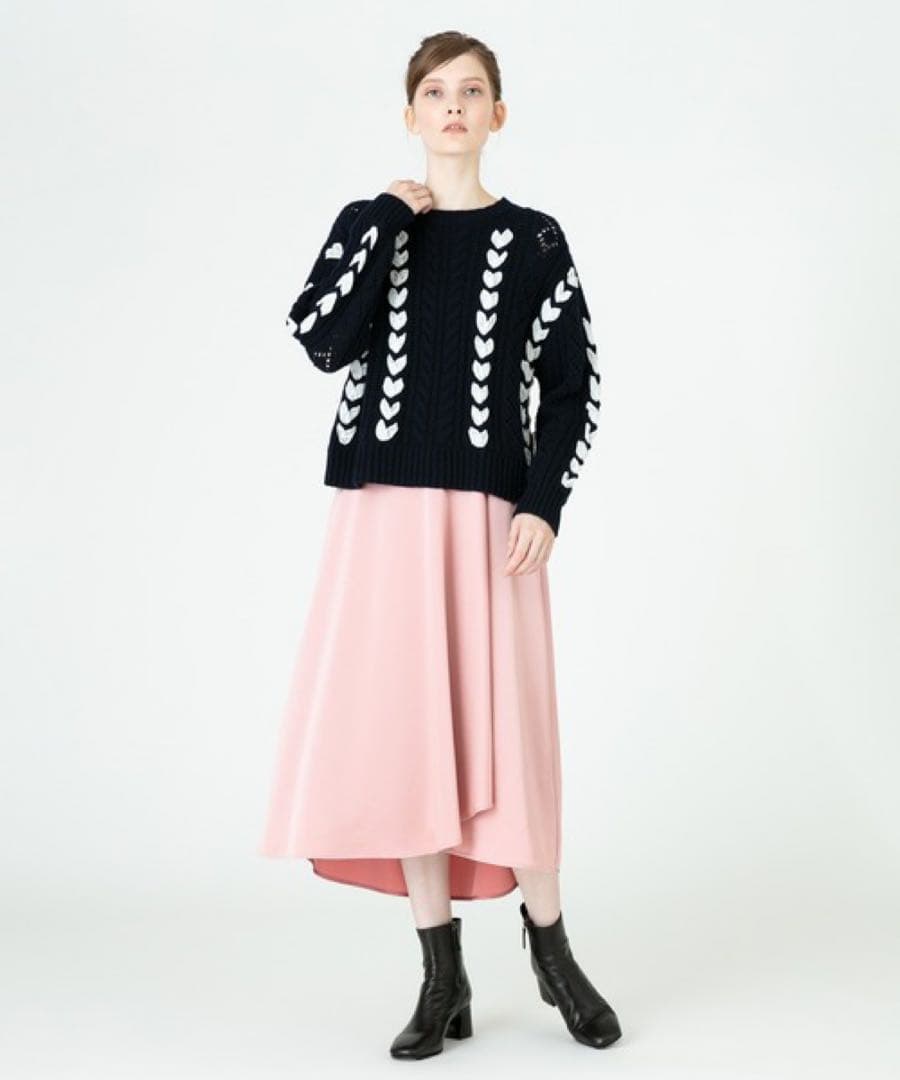 アルアバイル　ルルウィルビー リボンケーブルプルオーバー　ニット